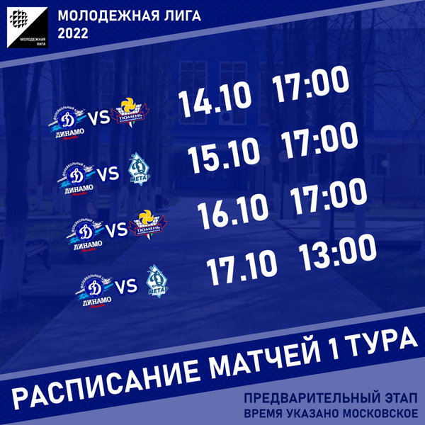 Молодежная Лига 2022. Тур 1