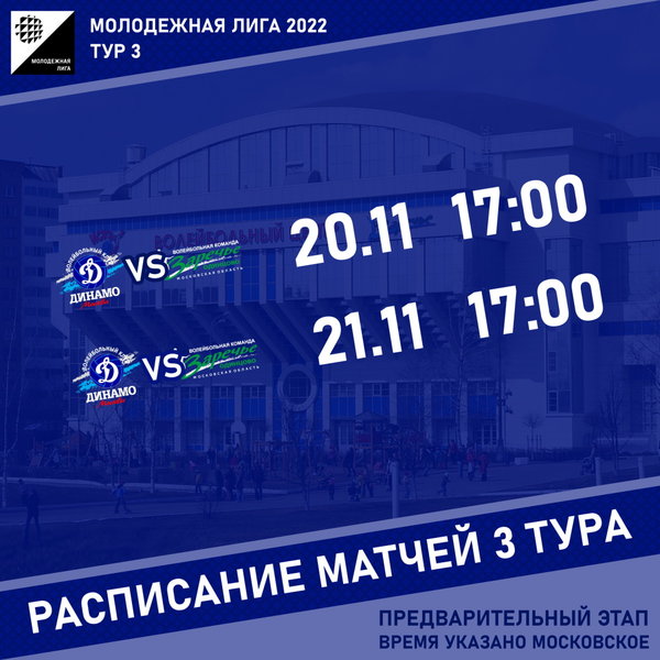 Молодежная лига. Тур 3
