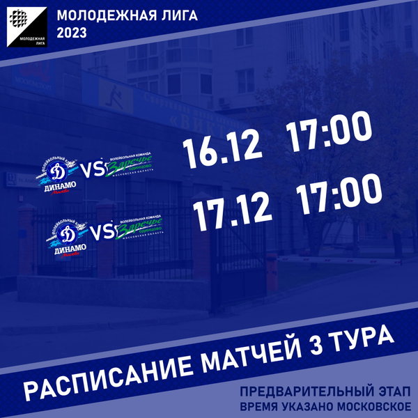 Молодежная лига 2023. Тур 3