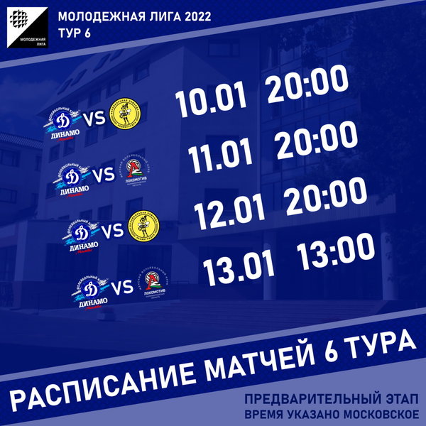 Молодежная лига. Тур 6