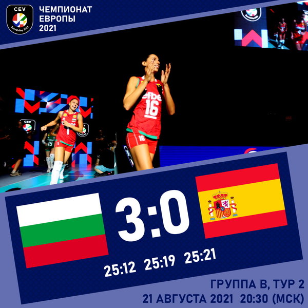 Сборная Болгарии во главе с Элицей Василевой продолжает побеждать на ЧЕ