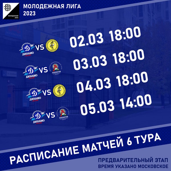 Молодежная лига 2023. Тур 6