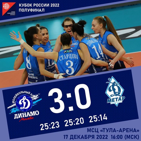 «Динамо» в финале Кубка России!