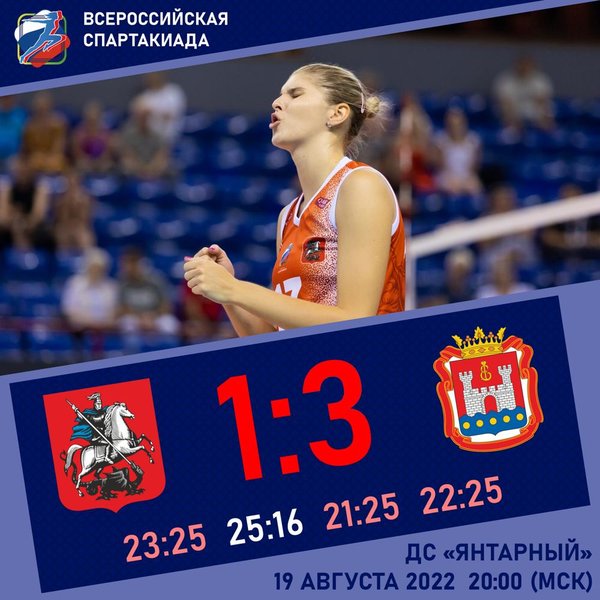 We suffer the first defeat at the All-Russian Spartakiad