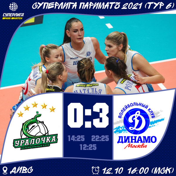 Безоговорочная победа над «Уралочкой-НТМК»!