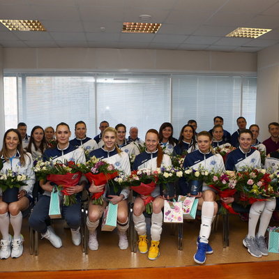 Поздравление команды с 8 Марта.