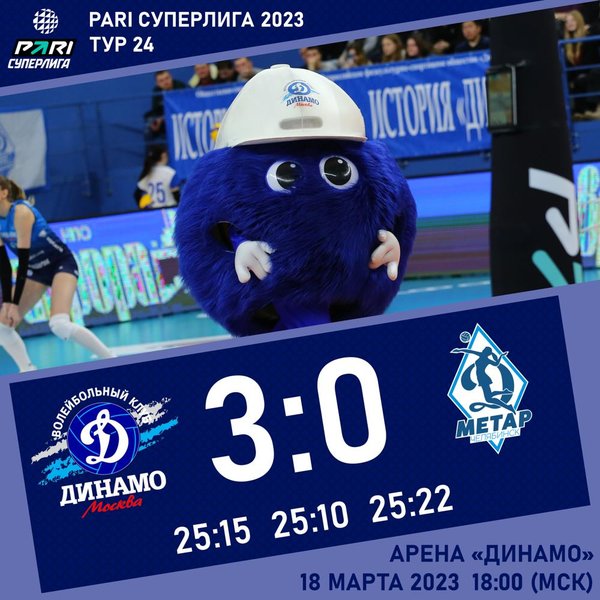 «Динамо-Метар» обыгрываем «всухую»