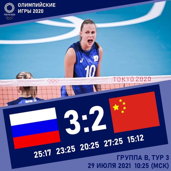 Сборная России обыграла китаянок на Олимпиаде в Токио